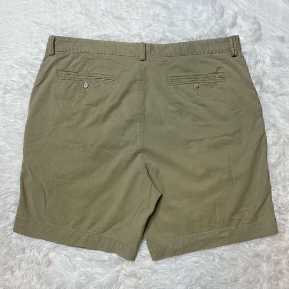 Tommy Bahama Tan Cotton Shorts Mens 9" Inseam Size 40 Stretch Chino - Picture 7 of 8